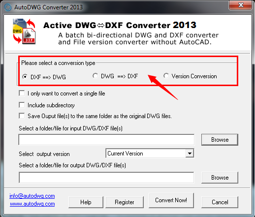 dxf to dwg free converter